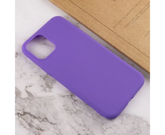 Силіконовий чохол Candy для Apple iPhone 11 (6.1 ") Бузковий