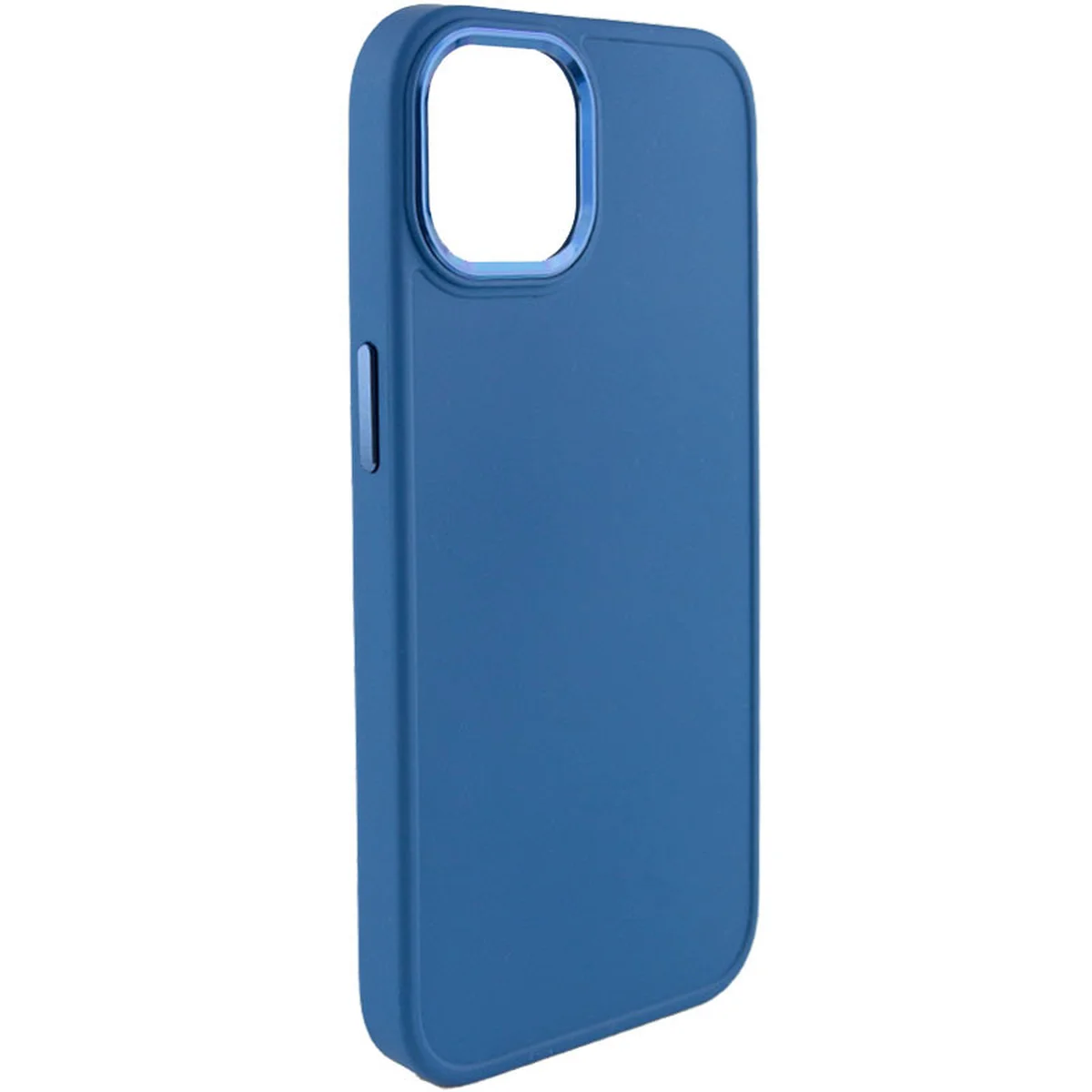 TPU чехол Bonbon Metal Style для Apple iPhone 11 (6.1") Синий / Denim Blue