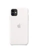 Чехол Silicone case (AAA) для Apple iPhone 11 (6.1") Белый / Ivory white