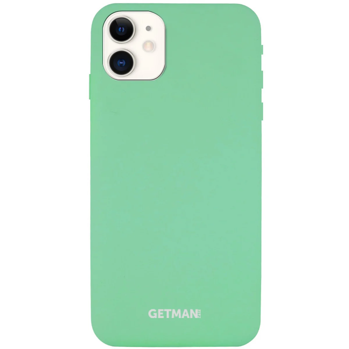 Чехол Silicone Case GETMAN for Magnet для Apple iPhone 11 (6.1") Зеленый / Spearmint