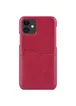 Кожаная накладка G-Case Cardcool Series для Apple iPhone 11 (6.1") Красный