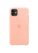 Чехол Silicone Case (AA) для Apple iPhone 11 (6.1") Оранжевый / Grapefruit