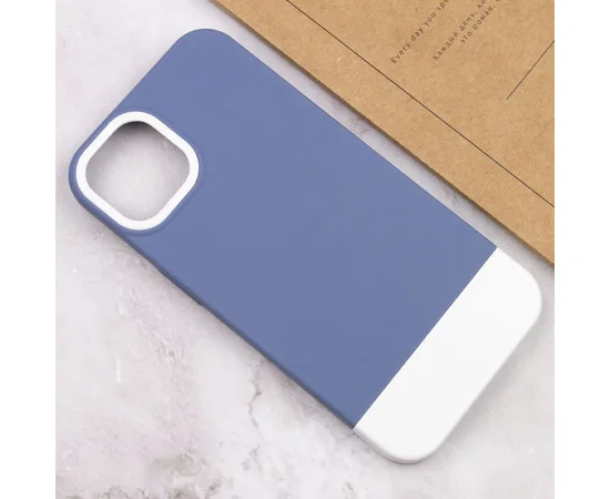 Чехол TPU+PC Bichromatic для Apple iPhone 11 (6.1") Blue / White