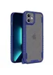 Чехол TPU+PC TRAVEL Carbon для Apple iPhone 11 (6.1") Синий