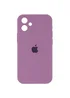 Чехол Silicone Case Square Full Camera Protective (AA) для Apple iPhone 11 (6.1") Лиловый / Lilac Pride