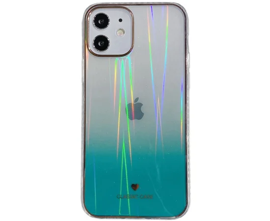 TPU+Glass чехол Aurora Classic для Apple iPhone 11 (6.1") Зеленый