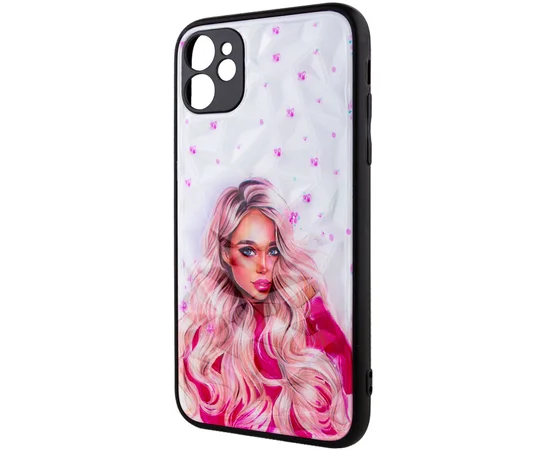 TPU+PC чохол Prisma Ladies для Apple iPhone 11 (6.1") Pink