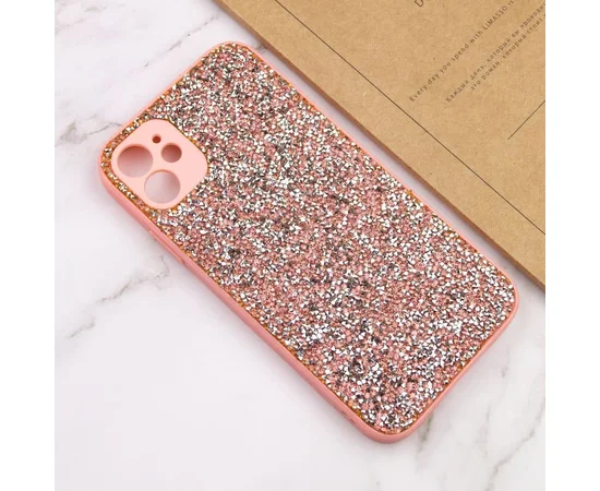 TPU+PC чехол Diamond Full Camera для Apple iPhone 11 (6.1") Pink