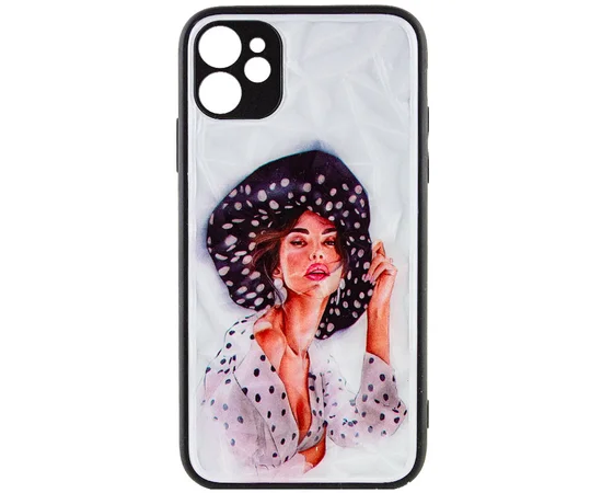 TPU+PC чохол Prisma Ladies для Apple iPhone 11 (6.1") Girl in a hat