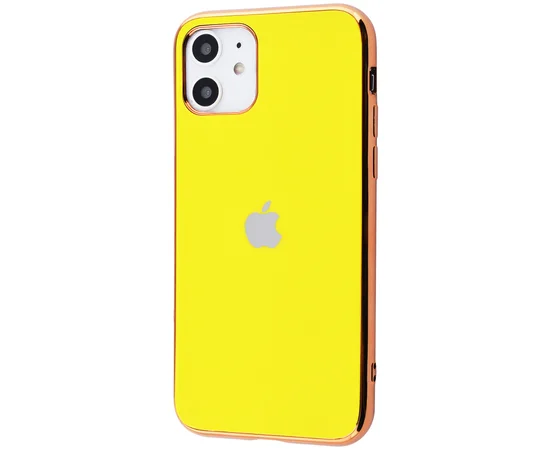 TPU чехол Matte LOGO для Apple iPhone 11 (6.1") Желтый / Yellow