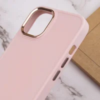 TPU чехол Bonbon Metal Style для Apple iPhone 11 (6.1") Розовый / Light pink