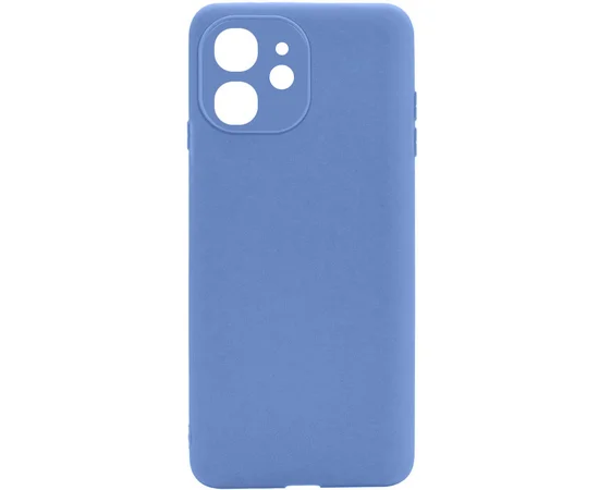 Силиконовый чехол Candy Full Camera для Apple iPhone 11 (6.1") Голубой / Mist blue