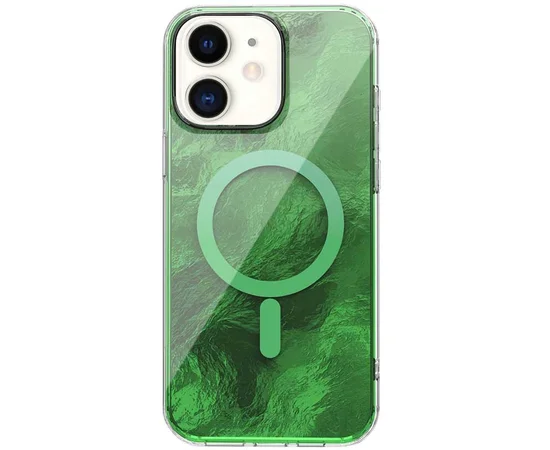 Чехол TPU Shiny Mountain (MagFit) для Apple iPhone 11 (6.1") Green