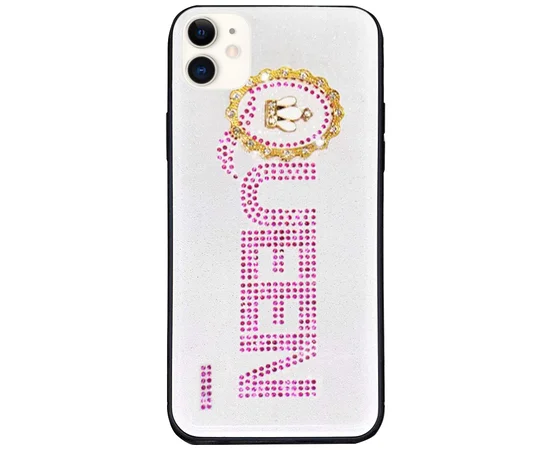 TPU+Glass чехол TYBOMB Queen для Apple iPhone 11 (6.1") pink