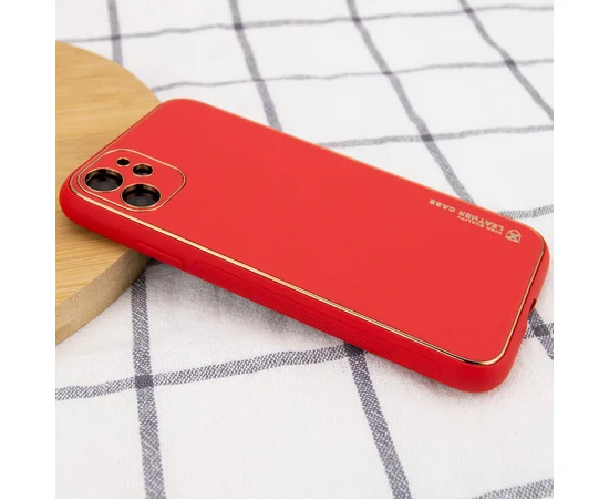 Кожаный чехол Xshield для Apple iPhone 11 (6.1") Красный / Red