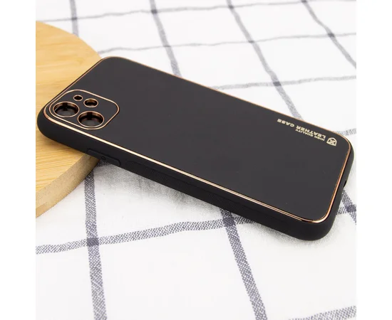 Кожаный чехол Xshield для Apple iPhone 11 (6.1") Черный / Black