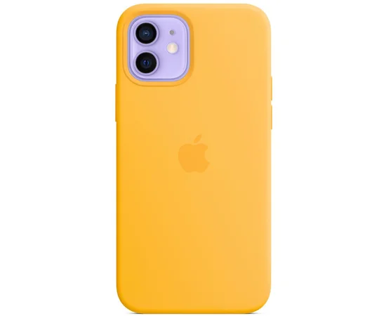 Чехол Silicone Case Full Protective (AA) для Apple iPhone 11 (6.1") Желтый / Sunflower