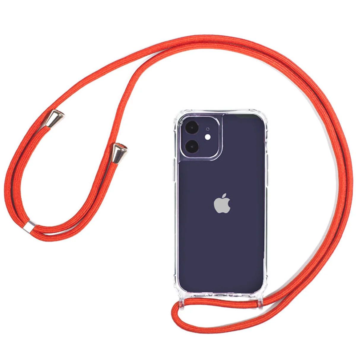 Чохол TPU Crossbody Transparent для Apple iPhone 11 (6.1 ") Червоний