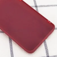 Силиконовый чехол Candy Full Camera для Apple iPhone 11 (6.1") Красный / Camellia