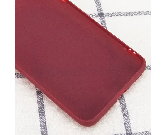 Силиконовый чехол Candy Full Camera для Apple iPhone 11 (6.1") Красный / Camellia