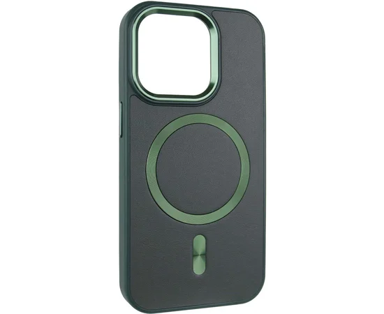 Кожаный чехол SnapCase with MagSafe для Apple iPhone 11 (6.1") Green