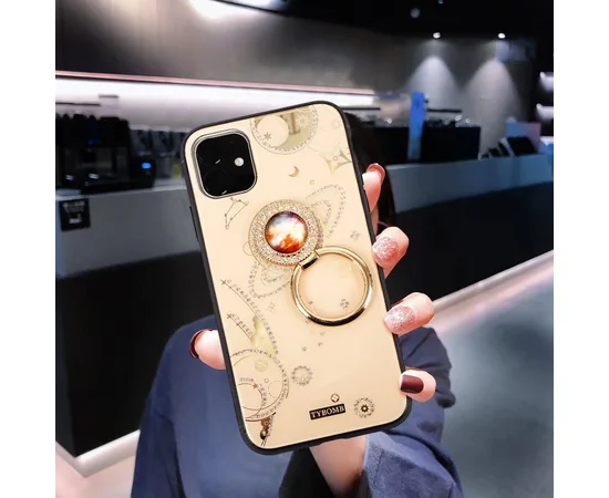 TPU+Glass чехол TYBOMB Cloud Atlas для Apple iPhone 11 (6.1") Pink