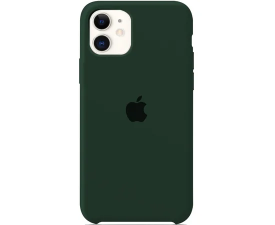 Чехол Silicone Case (AA) для Apple iPhone 11 (6.1") Зеленый / Forest green