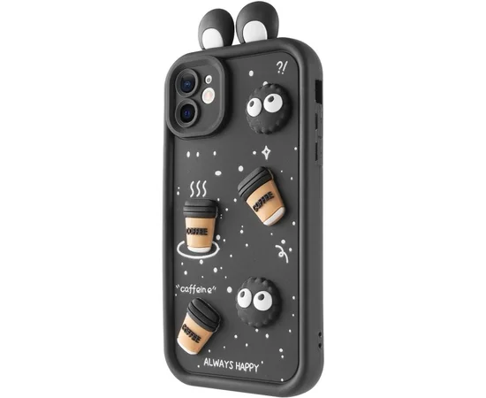 Чехол TPU Toys Case with Ears для Apple iPhone 11 (6.1") Black