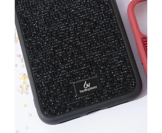 TPU чехол Bling World Grainy Diamonds для Apple iPhone 11 (6.1") Черный