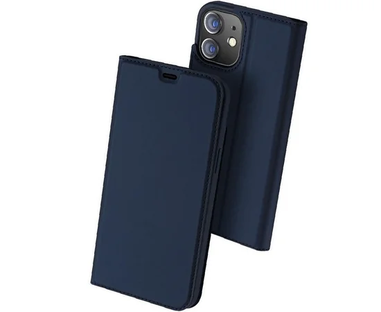 Чехол-книжка Dux Ducis с карманом для визиток для Apple iPhone 11 (6.1") Синий