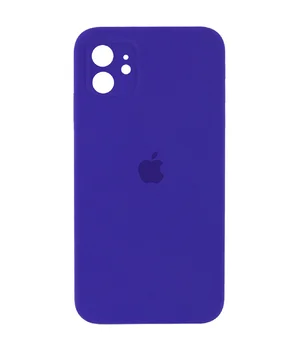 Чохол Silicone Case Square Full Camera Protective (AA) для Apple iPhone 11 (6.1 ") Фіолетовий / Ultra Violet