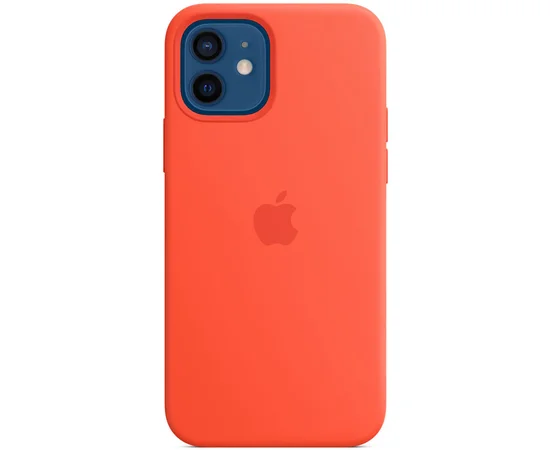 Чехол Silicone Case Full Protective (AA) для Apple iPhone 11 (6.1") Оранжевый / Electric Orange