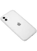 Силиконовый матовый полупрозрачный чехол для Apple iPhone 11 (6.1") Матовый / Matte