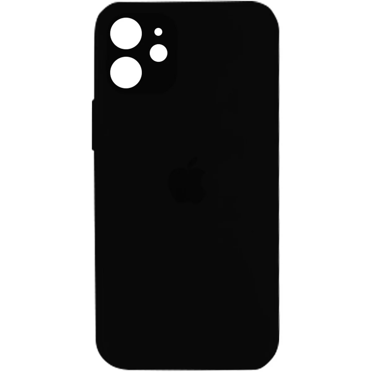 TPU+Glass чехол GLOSSY Logo Full camera для Apple iPhone 11 (6.1") Черный