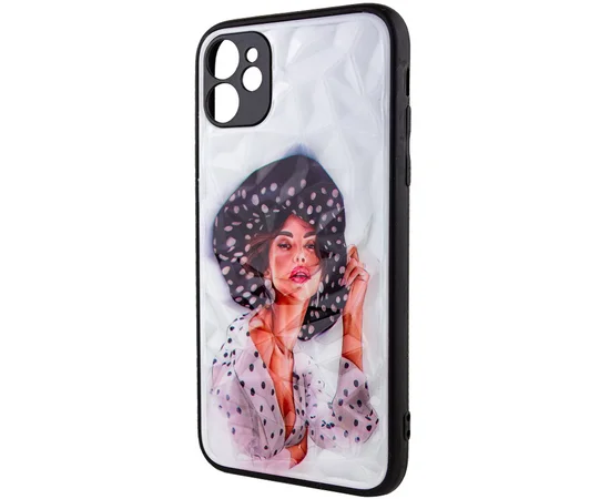 TPU+PC чохол Prisma Ladies для Apple iPhone 11 (6.1") Girl in a hat