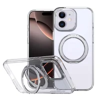 Чехол TPU+PC Empire with MagSafe and Ring для Apple iPhone 11 (6.1") Clear