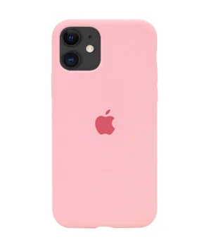 Чохол Silicone case (A) (з закритим низом) для Apple iPhone 11 (6.1 ") Рожевий / Pink