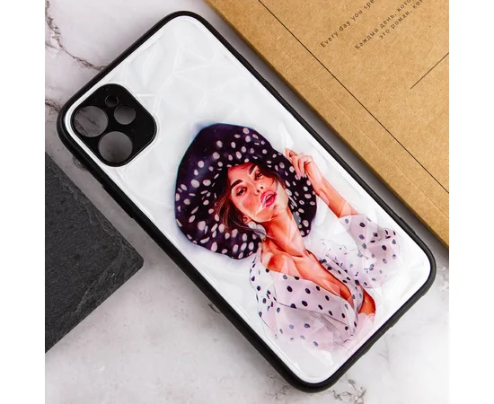 TPU+PC чохол Prisma Ladies для Apple iPhone 11 (6.1") Girl in a hat