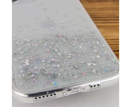TPU чехол Star Glitter для Apple iPhone 11 (6.1") Прозрачный