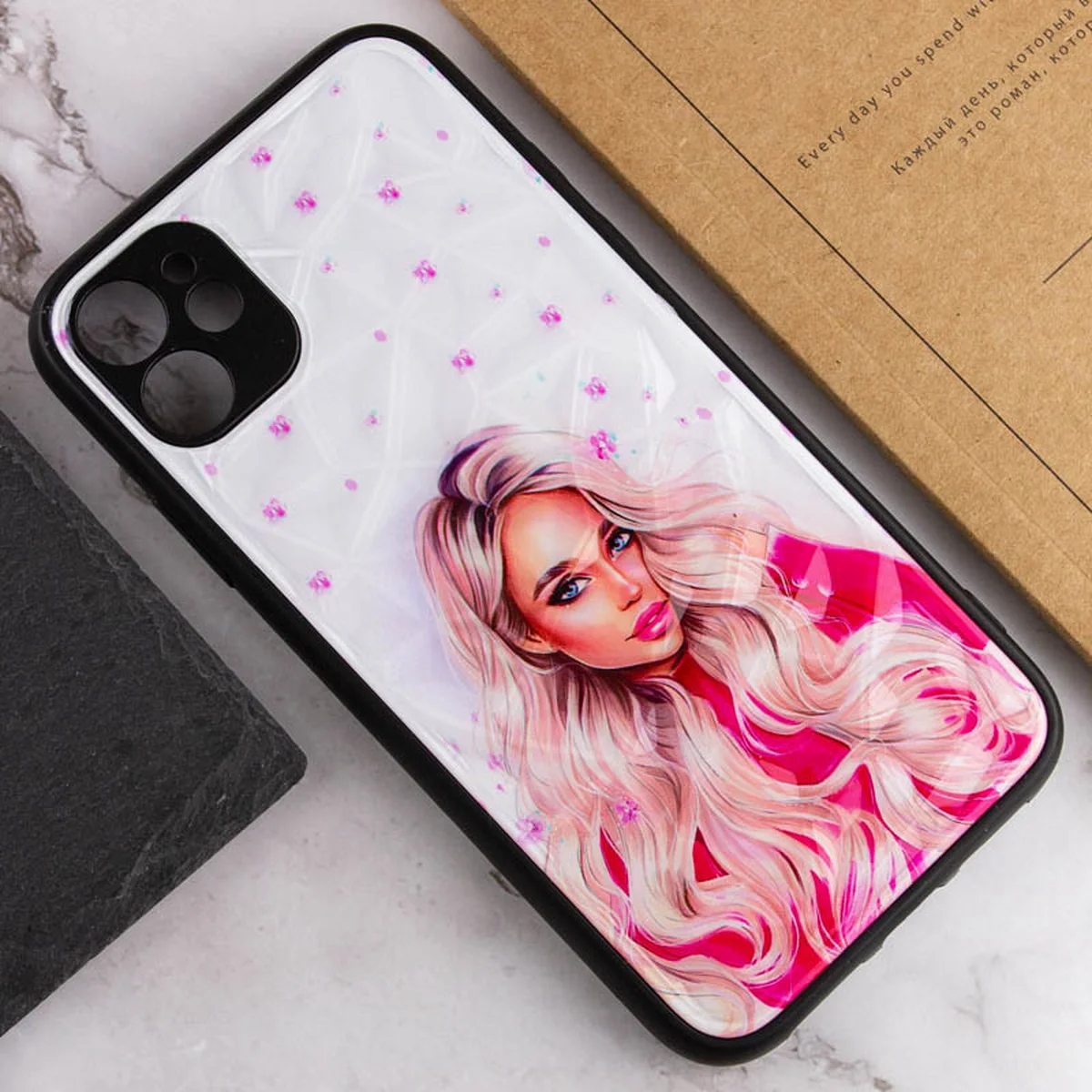 TPU+PC чехол Prisma Ladies для Apple iPhone 11 (6.1") Pink