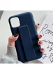 Чехол Silicone Case Hand Holder для Apple iPhone 11 (6.1") Темно-синий / Midnight blue
