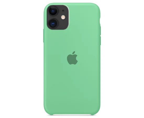 Чехол Silicone case (A) для Apple iPhone 11 (6.1") Зеленый / Spearmint