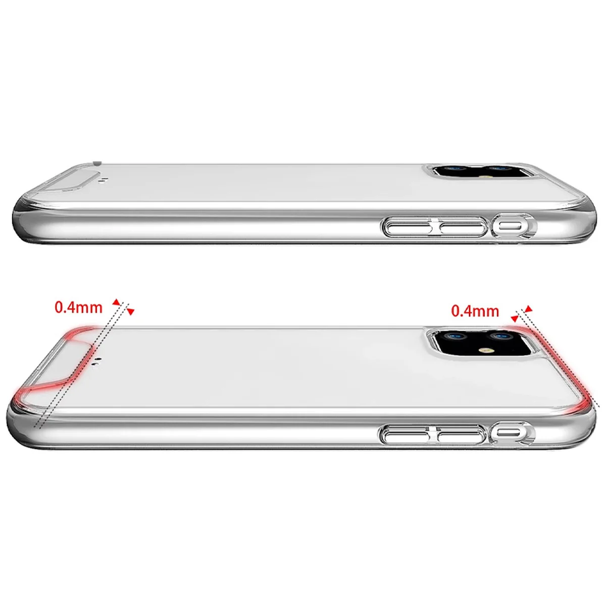 Чехол TPU Space Case transparent для Apple iPhone 11 (6.1") Прозрачный