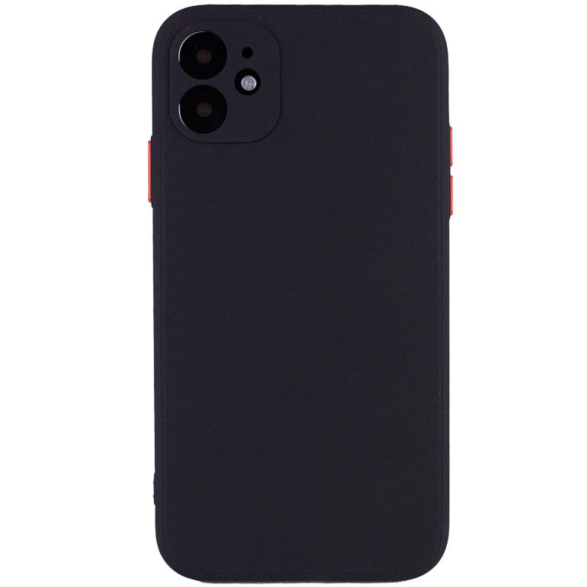 Чехол TPU Square Full Camera для Apple iPhone 11 (6.1") Черный