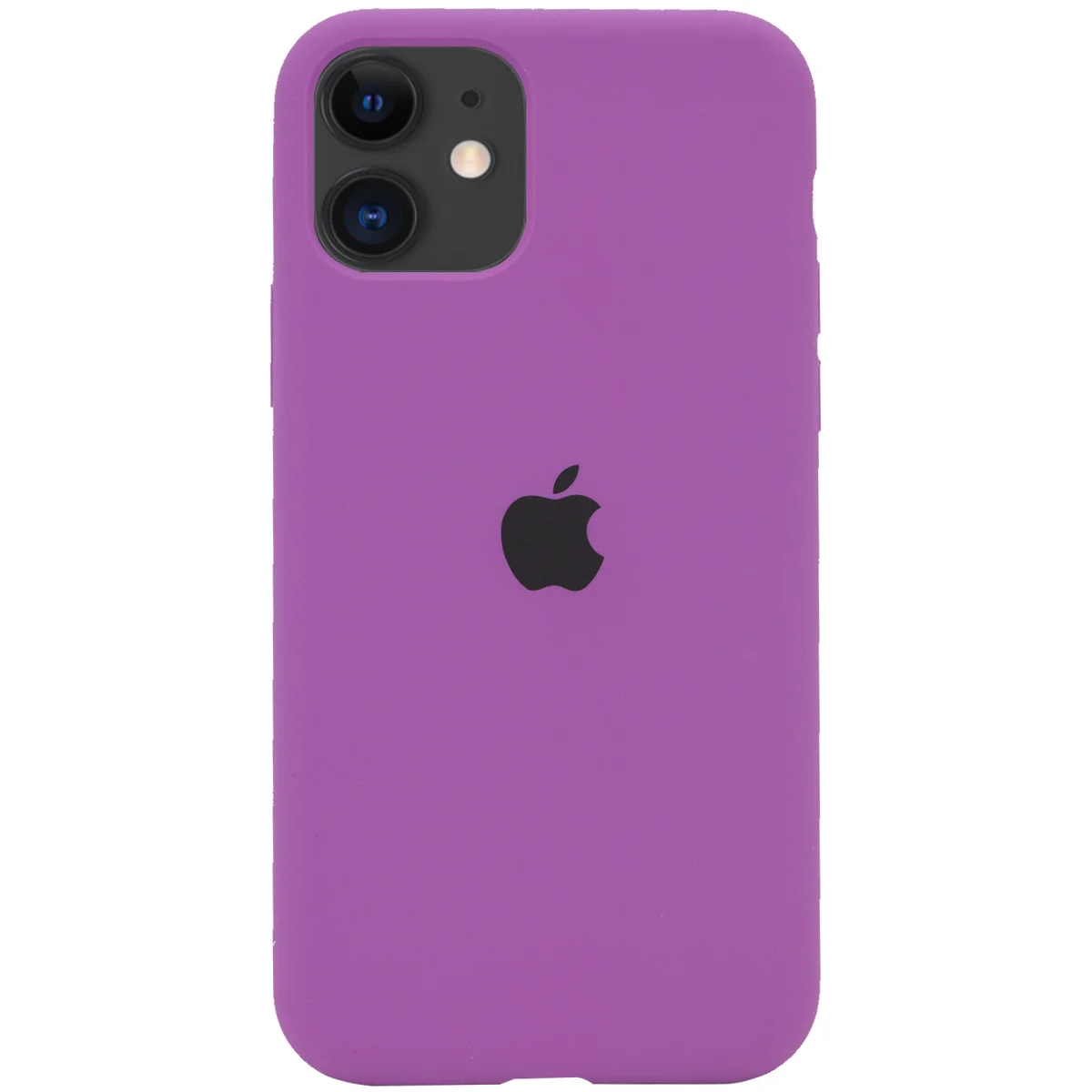 Чехол Silicone case (A) (с закрытым низом) для Apple iPhone 11 (6.1") Фиолетовый / Grape