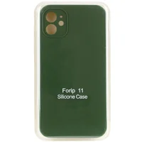 Чехол Silicone Case Lakshmi Square Full Camera для Apple iPhone 11 (6.1") Зеленый / Army green