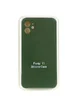 Чехол Silicone Case Lakshmi Square Full Camera для Apple iPhone 11 (6.1") Зеленый / Army green