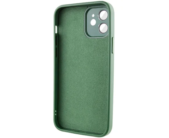 Чехол TPU+Glass Sapphire Midnight для Apple iPhone 11 (6.1") Зеленый / Forest green