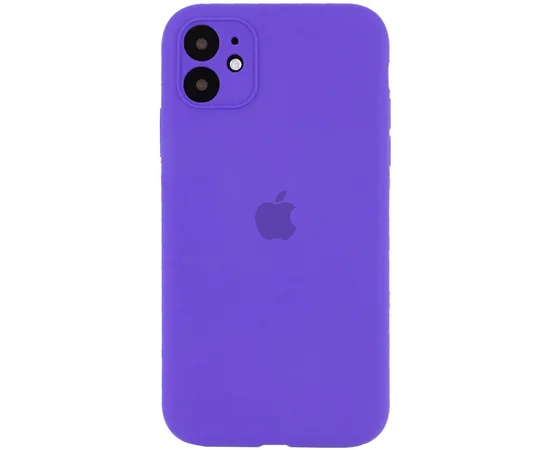 Чехол Silicone Case Full Camera Protective (AA) для Apple iPhone 11 (6.1") Фиолетовый / Ultra Violet