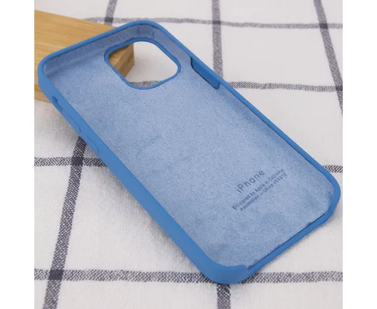 Чехол Silicone Case (AA) для Apple iPhone 11 (6.1") Синий / Denim Blue